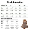 thumbnail image 3 of Women's Casual Square Neck Dress, Sleeveless Summer Sundress with Elastic Waist and Patriotic Print, Comfortable Holiday Apparel,Beige L, 3 of 5