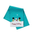 thumbnail image 3 of SKL Home Saturday Knight Ltd Happy Holidays Fluffy Snowmen Embroidery And Snowflake Tassels Table Runner - 13x72", Multi, 3 of 4