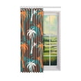 thumbnail image 2 of MKHERT Colorful Palm Trees Window Curtain Living Room,Bedroom Window Drapes 52x84 inch, 2 of 3