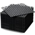 thumbnail image 1 of 24 Pack Modular Interlocking Floor Mat Rubber Tiles 11.8"x11.8" Drainage Interlocking Tiles Drain Holes Non-Slip Drainag, 1 of 7