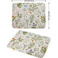 thumbnail image 2 of Wild Flowers Herbs Dish Drying Mat for Kitchen Counter Decor 18x24 Inch Vintage Floral Absorbent Reversible Microfiber Dish Drying Pad Sage Plant Dish Drainer Rack Mats for Coffee Bar Kitchen, 2 of 6