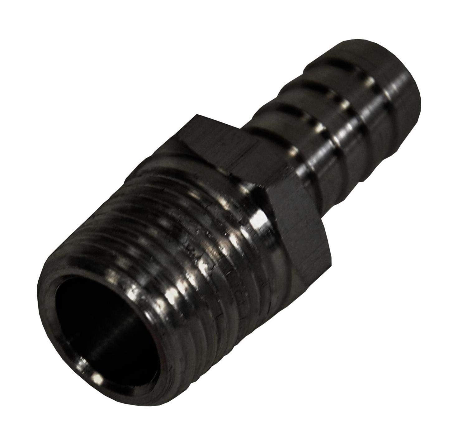 Derale Straight Hose Barb Fitti ng 1/2 NPT M x 1/2 Barb