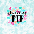 thumbnail image 4 of Inktastic Sweet As Pie Hearts Boys or Girls Baby Bodysuit, 4 of 5
