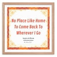 thumbnail image 2 of Inspire and Bloom! INB: No Place Like Home... Framed Wall Art - White, Inspirational Wall Art, Vibrant Decor for Home and Work Spaces, 2 of 9