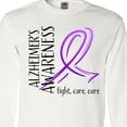 thumbnail image 4 of Inktastic Alzheimers Awareness- Fight, Care, Cure Long Sleeve T-Shirt, 4 of 5