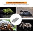 thumbnail image 4 of Almohadilla térmica para reptiles, 5W 110V Calentador debajo del tanque para reptiles Estera calefactora con controlador de temperatura para animales pequeños Serpiente Lagarto Dragón barbud, 4 of 5
