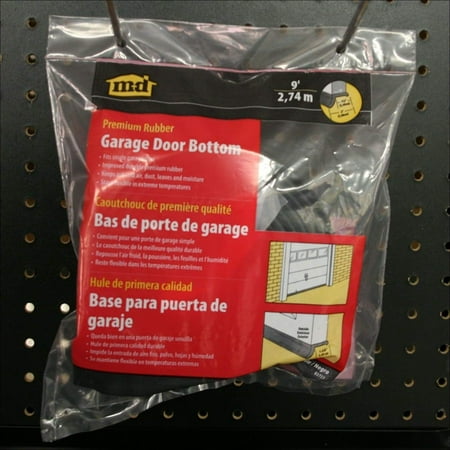 M D S 03723 9 Ft Rubber Garage, Md Garage Door Seal