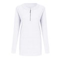 thumbnail image 4 of Vedolay Clothes for Women Ladies Autumn Winter Stylish Oversized T-Shirt White,L, 4 of 5