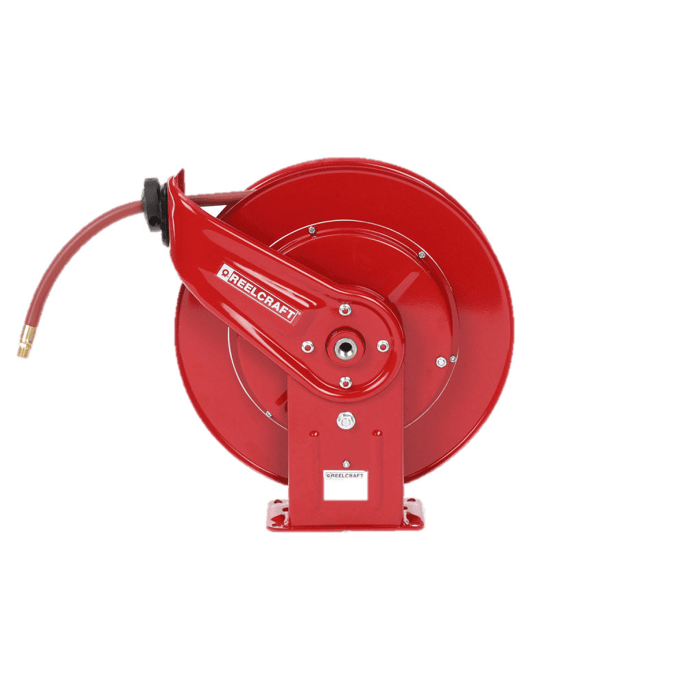 Reelcraft Spring Return Hose Reel,1/2" MNPT,50 ft UR7850 OLB