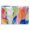 Two Elephants Geometric Colorfield, variant on Stupell Industries Abstract Horse In Stripes Canvas Wall Art, design by Chromatic Storm Studio