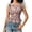 A-RD11871, variant on Bibifish Womens Tank Tops Gingham Print Tie Shoulder Sleeveless Camisole Smocked Waist Peplum Summer Casual Tops