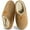 Brown, variant on Ecetana Men's Cozy House Slippers Plush Fuzzy Lined Slip-On Indoor Warm Shoes