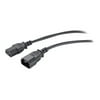 Apc - Cable - Iec 60320 C13 To Iec 60320 C14 - 2 Ft - Black