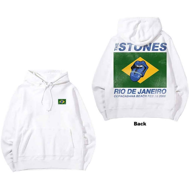 The Rolling Stones Unisex Pullover Hoodie Sweatshirt Copacabana (Back Print)