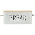 thumbnail image 5 of Hvxrjkn Bread Box with Bamboo Cutting Board Lid and Handle Metal Bread Storage Container Vintage Organizer 30x18.5x13.5cm for Countertop, 5 of 8