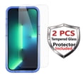 thumbnail image 4 of iPhone 13 Case Clear, Njjex 2-Pack for Apple iPhone 13 6.1" Tempered Glass Screen Protector, Crystal Clear Shock Absorption Technology Bumper Soft TPU Cover, 4 of 12