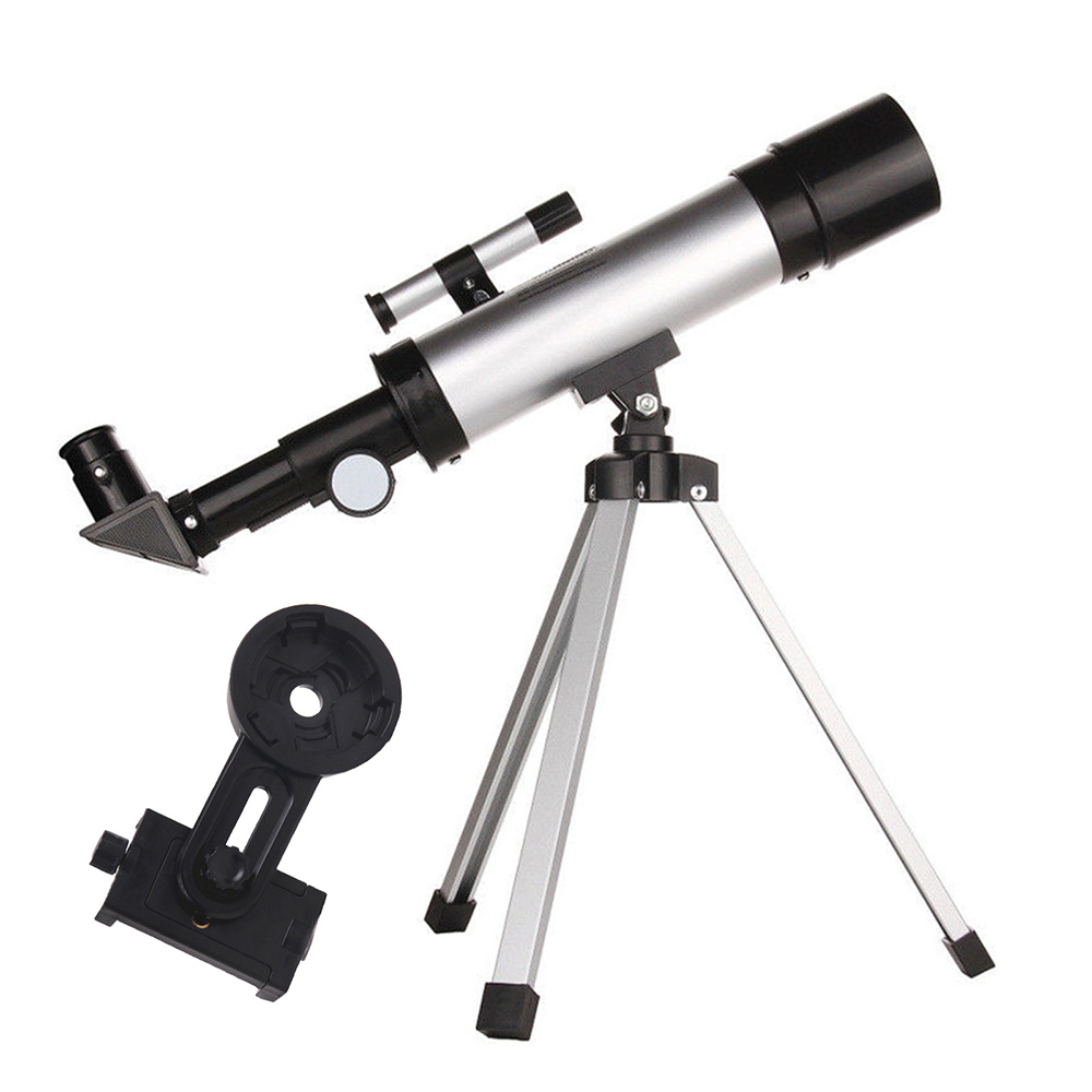 Télescope Débutant 50 Mm Ouverture - 360 Mm Focale - Avec Trépied De Table Et Sac - Idéal Observation Lune, Paysages - 3