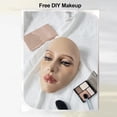 thumbnail image 3 of Full Face Makeup Mannequin Silicone Practicing Board Perfect Aid To Practice Makeup For Beginner, 3 of 8