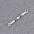 thumbnail image 3 of MasteelfCA 6Pcs 71mm Aluminum Turnbuckle Rod Linkage Steering Rods Compatible for RC 1/10 Redcat Traxxas EPXHSP ZD Racing HPI Truck Buggy ruggy Upgrade Parts (Silver), 3 of 7