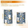 thumbnail image 3 of Cat Flower and Moon Flameless LED Candle Set with Remote, Battery Operated Color Changing Pillar Candles, Set of 2, 3 of 7