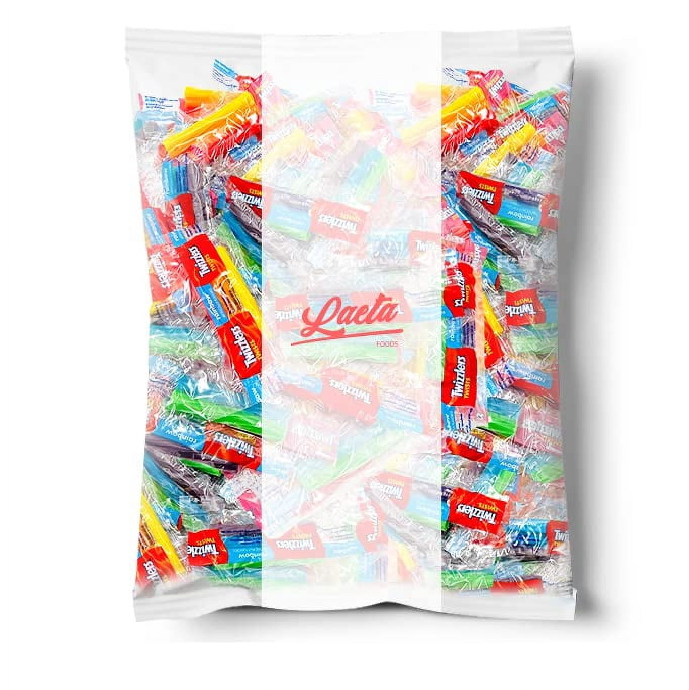 LaetaFood TWIZZLERS PULL 'N' PEEL Cherry Flavor Chewy Candy (3 Pound Pack)