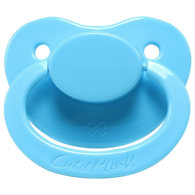 CutiePlusU Adult Sized Pacifier Dummy for Adult BabiesLarge Shield