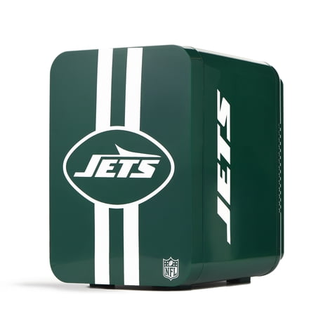 NFL New York Jets Mini Fridge, Gotham Green, 4L, 6 Cans