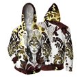 thumbnail image 3 of Sudadera con capucha para hombre con estampado floral sencillo y elegante Sudadera con capucha para hombre con estampado personalizado Ropa para hombre moderna y cómoda Sudadera con capucha con cremal, 3 of 5