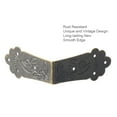 thumbnail image 3 of Home Box Corner Protector Vintage Bronze Tone Guard Edge Cover Book Table Desk Jewelry Box Corner Decor 4pcs, 3 of 7