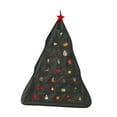 thumbnail image 1 of Calendario de Adviento navideño de 24 días, adorno colgante, bolsa decorativa para colgar en pared con bolsillos, para año Nuevo y oficina., 1 of 10