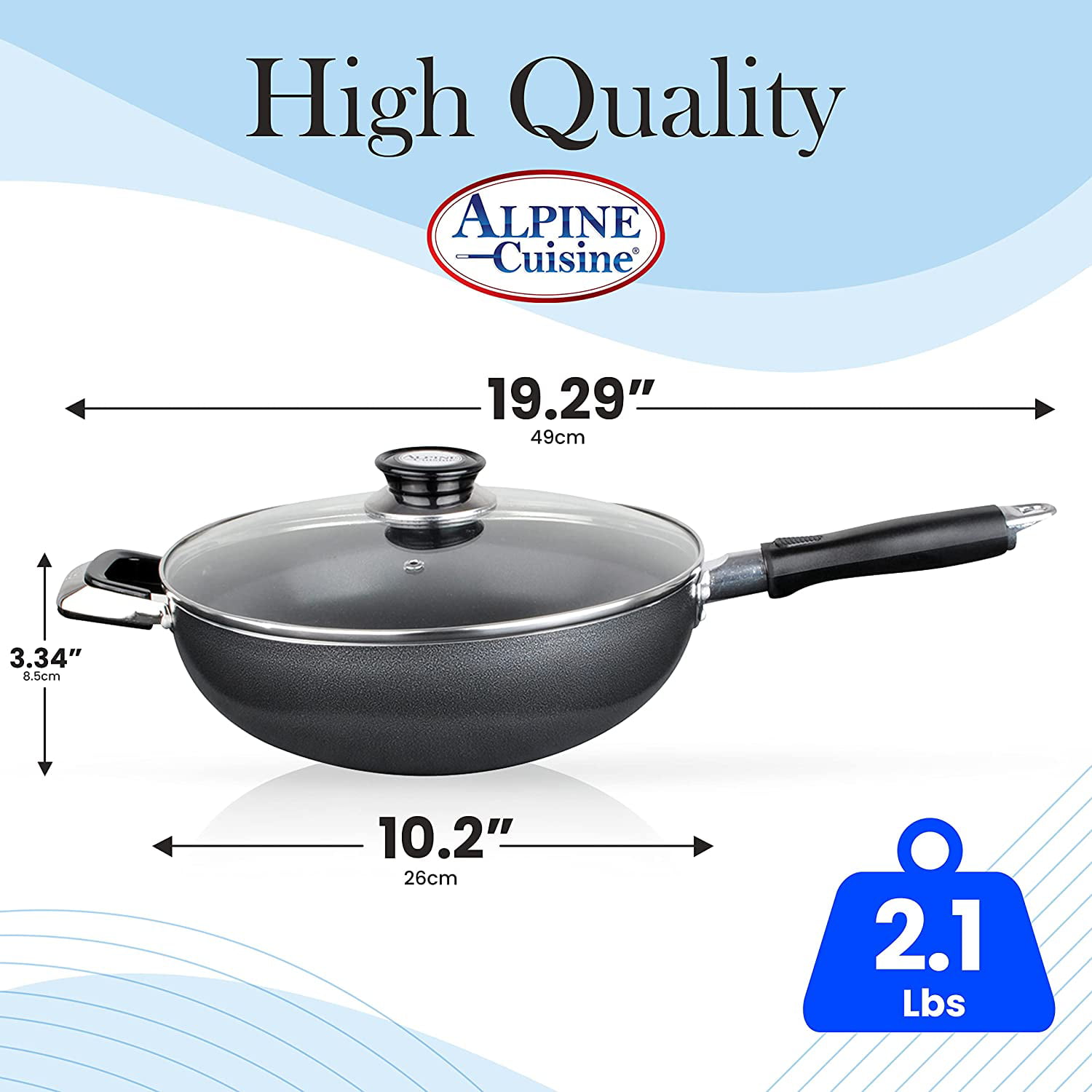 Alpine Cuisine 6 Aluminium Fry Pan (1 ct)