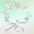thumbnail image 3 of Bridal Headwear Floral Wreath for Decorating 2Pcs Crown, 3 of 4