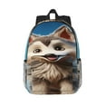 thumbnail image 1 of Disketp Blue Sky Cute Wolf Mochila Escolar de 15 Pulgadas, Mochila Ligera para Estudiantes, Viajes y Trabajo, Cómoda y Resistente para el Uso Diario, 1 of 6