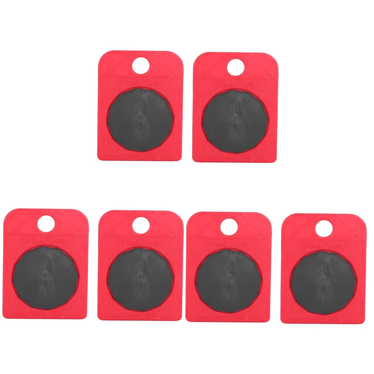 Raindrops 6 pcs Plastic Plate Wheel Mover Small Moving Furniture Dolly Furniture Movers