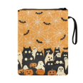 thumbnail image 2 of HELLHERO Halloween Book Covers Gift Bible Carrying Case with Waterproof Polyester Fabric Book Storage Bag Zipper for Prayer Books Lovers 11.42 x 8.66 Inch, 2 of 8