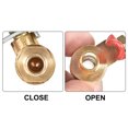 thumbnail image 3 of PiccoCasa Brass Air Ball Valve Shut Off Switch 8mm Hose Barb to 8mm Hose Barb Pipe Coupler 180 Degree Operation Handle 4Pcs, 3 of 5