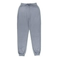 thumbnail image 6 of Labakihah Sweatpants Women Women's Premium Soft Lightweight Skinny Solid Soft Stretch Pockets Sweatpants Yoga Pants Women Grey-01, 6 of 6