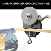 YILIKISS Manual Hand Grinder Stone Jewelers Bench Repair Tool 6” Hand Operated Grinder For Sharpening & Grinding