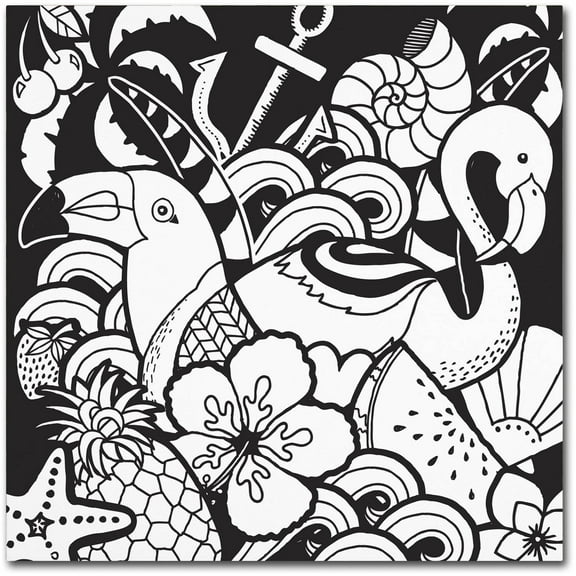 Trademark Fine Art "Island Fun" Canvas Art by Hello Angel