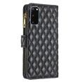 thumbnail image 3 of Elegant Wallet Case Compatible with Samsung Galaxy S20 (6.2 inch), Premium PU Leather Zipper Flip Folio Wallet with Wrist Strap Magnetic Closure Built-in Kickstand Protective Case (Black), 3 of 10