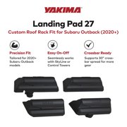 YAKIMA Landing Pad 27 Fixed Point Tower Installation for Flush Rail Rooftop