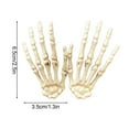 thumbnail image 3 of AJKSFHIU Halloween Fake Hands, Halloween Skeleton Hands Plastic Hand,Skull Claw Skeleton Model Scary Hands, Plastic Fake Human Hand Bones for Halloween Party Scary Props Halloween Decorations, 3 of 9