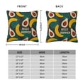 thumbnail image 2 of Honeii Banana And Avocado Print Throw Pillow, Square Decorative Pillow Forms Soft Fluffy Plump Pillow Decorative Pillow Inserts,Couch Pillows-26"x26", 2 of 7