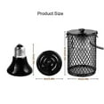 Ceramic Heat Emitter Reptile Pet Brooder Lamp Bulb E27 Socket Infrared Holder 100w 150w 200w Eu