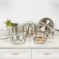 thumbnail image 2 of Cuisinart Chef's Classic 11-Piece Stainless Steel Pots and Pans Set (77-11G), 2 of 8