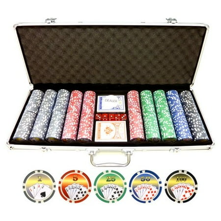 500 piece poker chip set