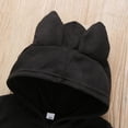thumbnail image 5 of Actoyo Toddler Boys Girls Halloween Bat Hooded Fleece Jacket Sweater + Pants Outfits Set, 5 of 9