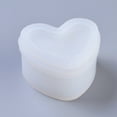 thumbnail image 3 of Storage Box Silicone Molds Resin Casting Molds For UV Resin Epoxy Resin Jewelry Making Heart Box White 63x74x12mm 74x78x37mmand 39x58mm, 3 of 6