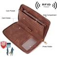 thumbnail image 4 of y Womens Wallet RFID Bifold Wristlet Large, 4 of 5