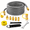 24FT, variant on 3/8" ID 12FT Low LPG Quick Connect Propane Conversion Kit for Grill Appliances